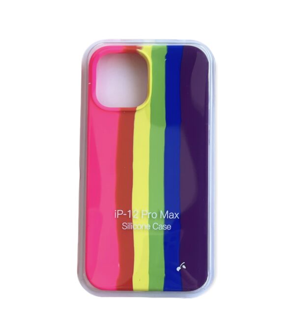 funda silicone arcoiris